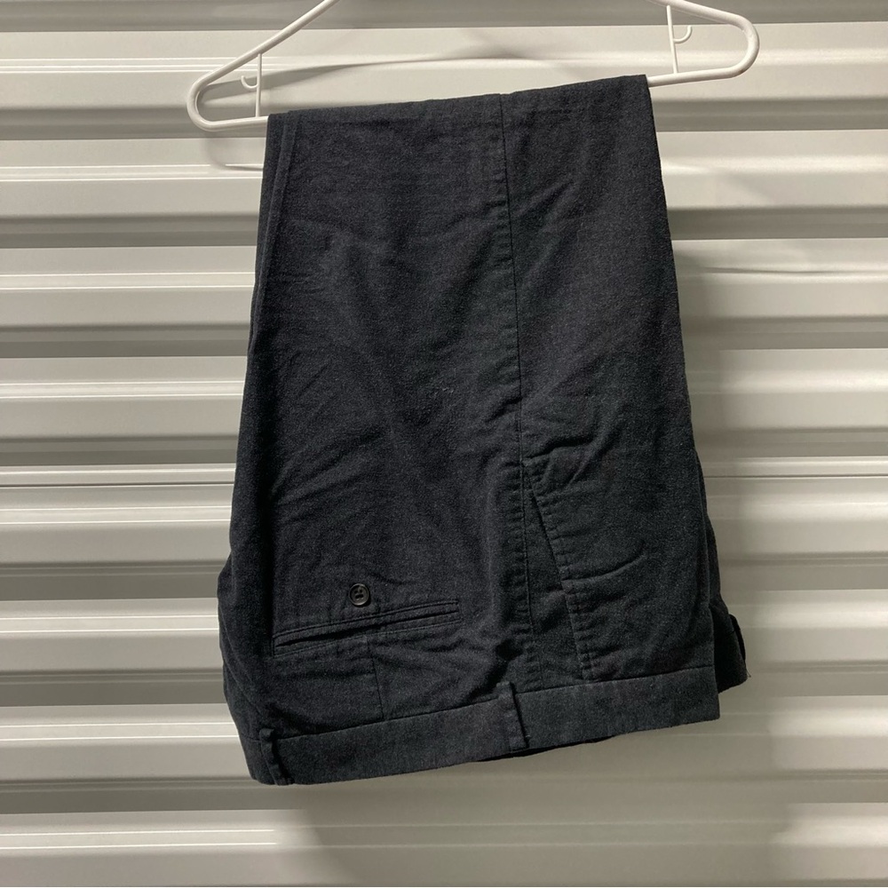 Nordstrom Dark Gray Cotton-Polyester Blend Pants